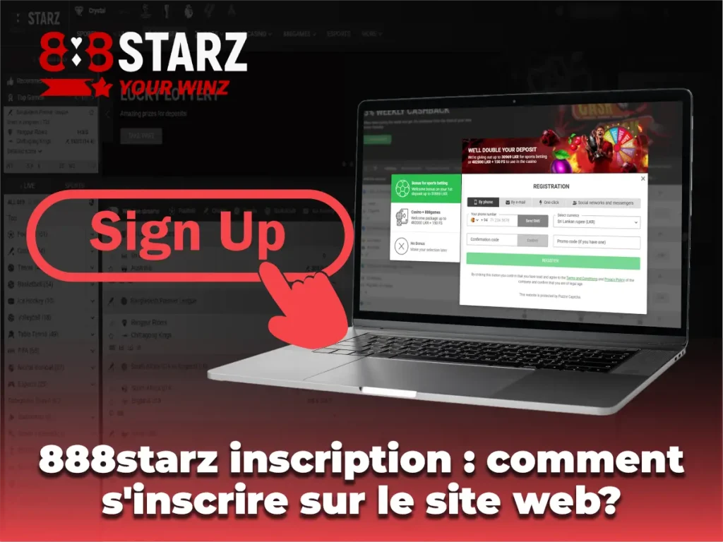 comment s'inscrire sur le site web?