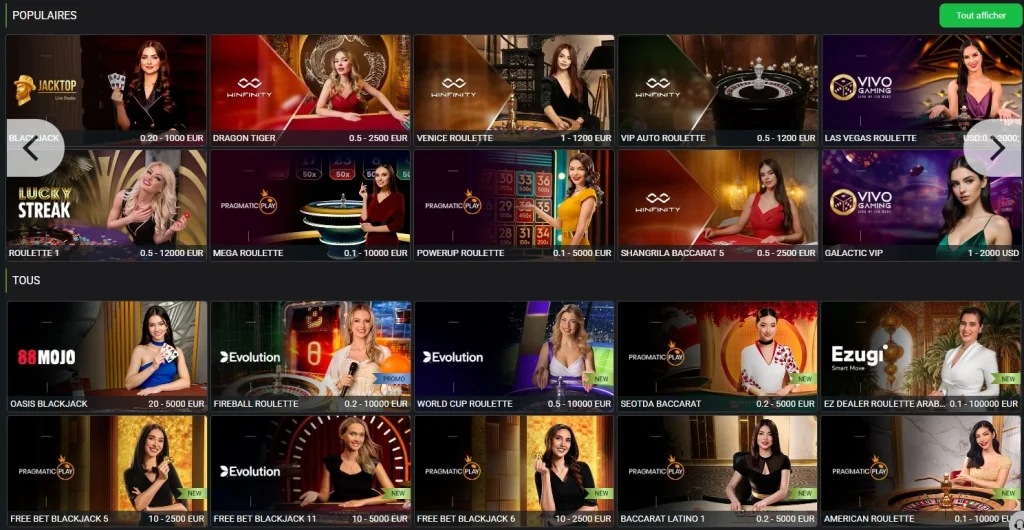Casino en direct