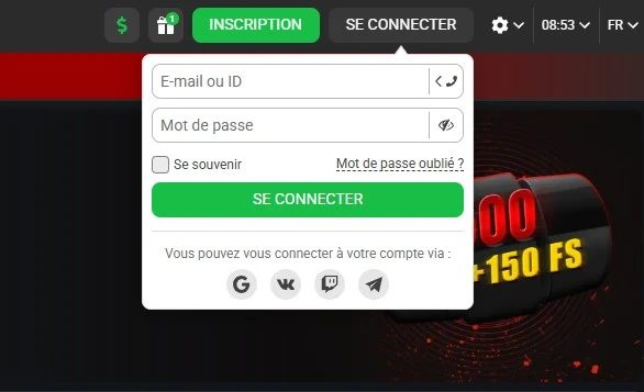 Connexion