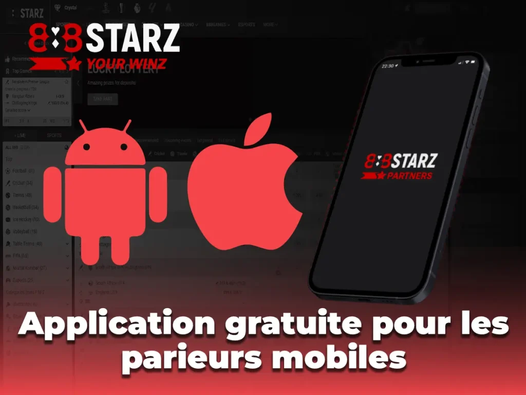 Application gratuite pour les parieurs mobiles