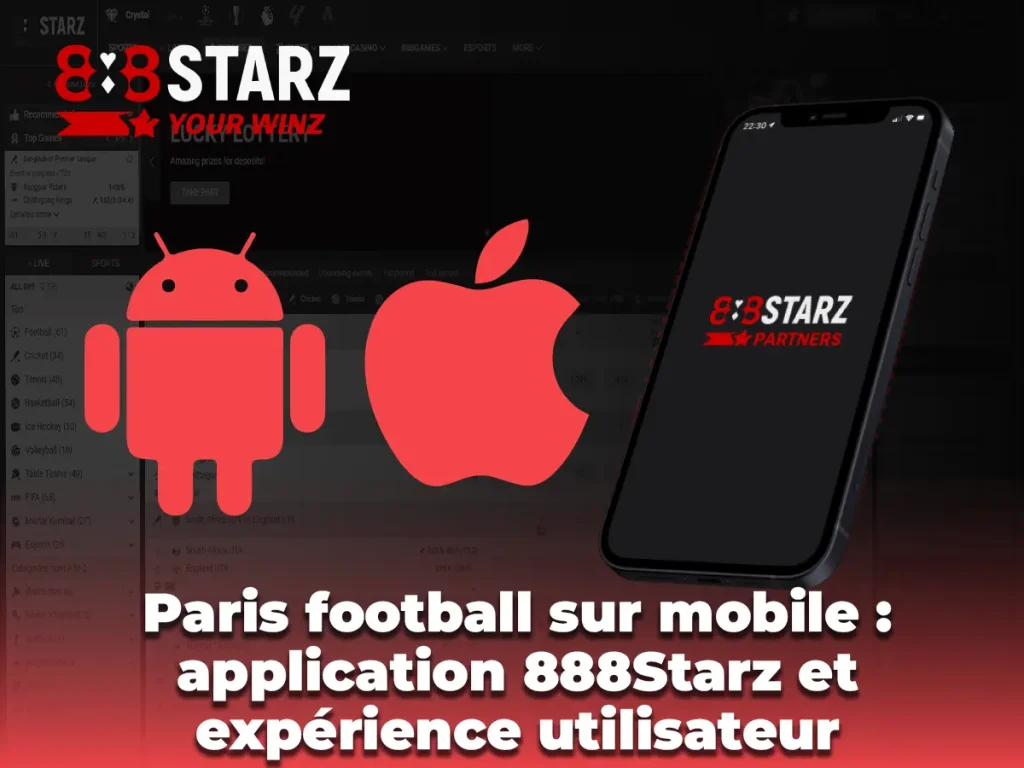 Paris football sur mobile